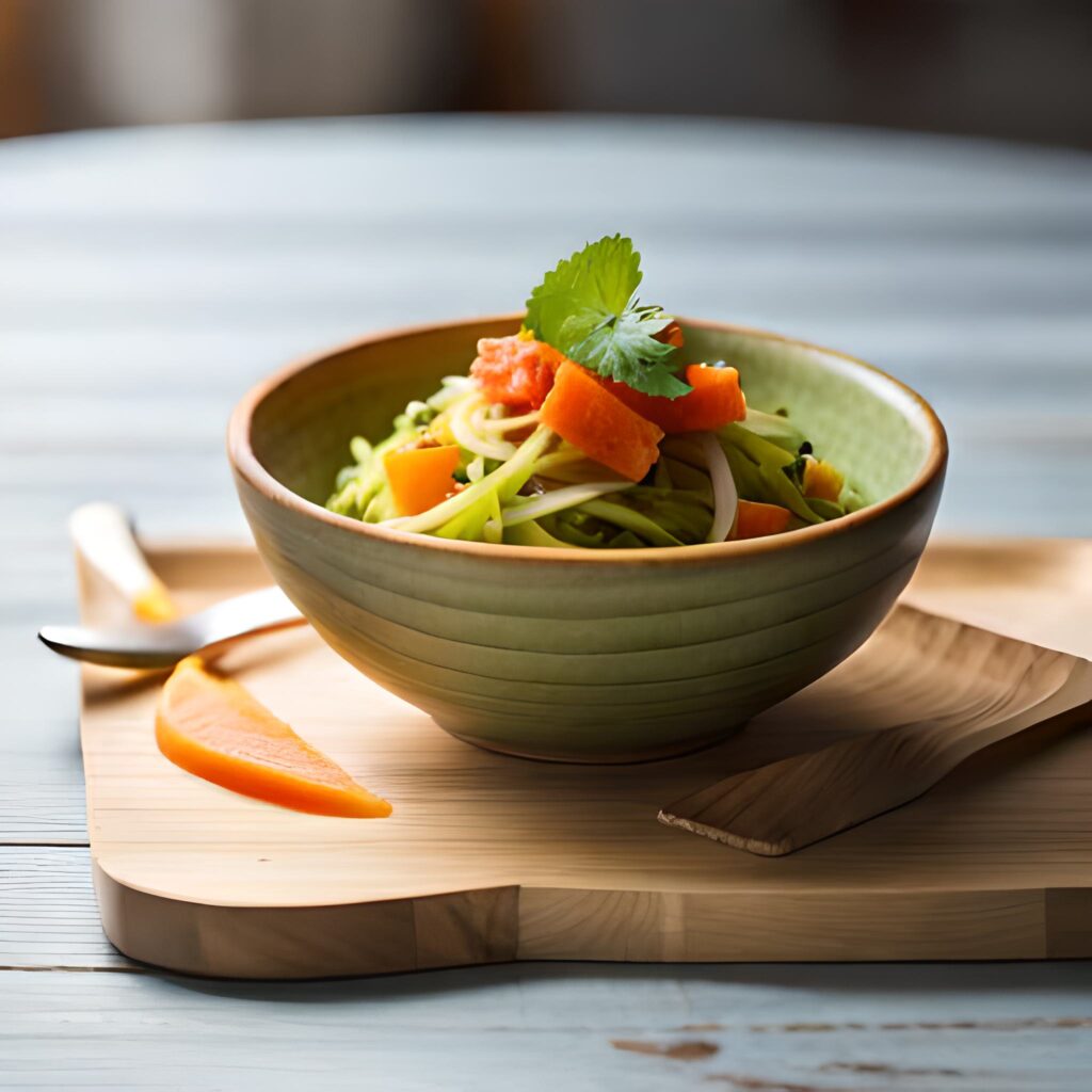 ensalada de papaya verde